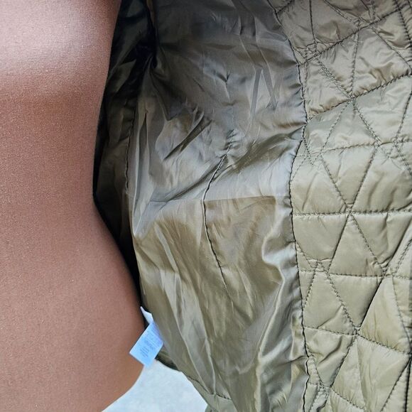 Halogen Womens Quilted Belted Jacket Coat Size M, Pre-owned - Picture 8 of 10